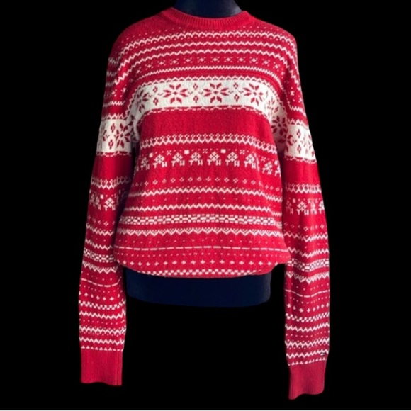 Tommy Hilfiger Sweaters - Tommy Hilfiger Red Wool Christmas sweater.